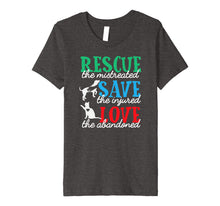 Load image into Gallery viewer, Funny shirts V-neck Tank top Hoodie sweatshirt usa uk au ca gifts for Rescue Save Love Animal Rescue Cat Dog Lover T-Shirt Gifts 1420149