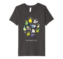 Load image into Gallery viewer, Funny shirts V-neck Tank top Hoodie sweatshirt usa uk au ca gifts for Budgie's Daily To-Do List T-Shirt (Dark version) 1088304