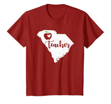 Load image into Gallery viewer, South Carolina Teacher Protest Red For Ed T Shirt