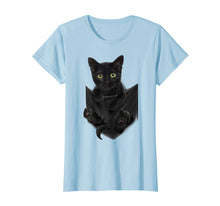 Load image into Gallery viewer, Funny shirts V-neck Tank top Hoodie sweatshirt usa uk au ca gifts for Black Cat Stern in Pocket T-Shirt Cats Tee Shirt Gifts 1217717