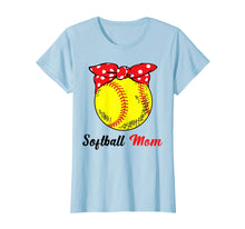 Load image into Gallery viewer, Funny Softball Mom Wears Bandana Gift Shirt Mothers Day