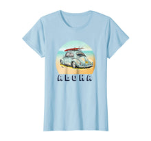 Load image into Gallery viewer, Funny shirts V-neck Tank top Hoodie sweatshirt usa uk au ca gifts for Aloha Retro Surf tshirt - Vintage Car with Surfboard 1376694