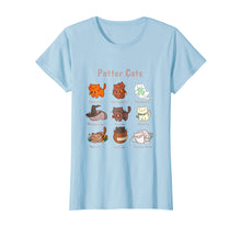 Load image into Gallery viewer, Potter Cats t-shirt, Funny Gifts For Cat Lovers Tshirt