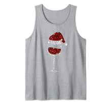 Load image into Gallery viewer, Funny shirts V-neck Tank top Hoodie sweatshirt usa uk au ca gifts for Wine Glasses Santa Hat Christmas Wine Lover Tank Top 944057