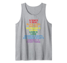Load image into Gallery viewer, Science is real Black Lives Matter Love is Love Tank Top 36426