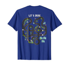 Load image into Gallery viewer, Play Cars on Daddys Back Gift T Shirt for Dad Massage Tee 68341