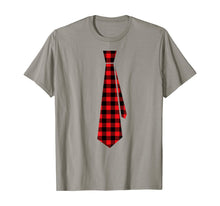 Load image into Gallery viewer, Funny shirts V-neck Tank top Hoodie sweatshirt usa uk au ca gifts for Merry Christmas Gifts For Mens Boys Buffalo Plaid Check Tie T-Shirt 786796