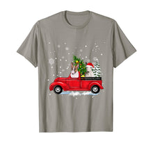 Load image into Gallery viewer, Funny shirts V-neck Tank top Hoodie sweatshirt usa uk au ca gifts for Bull Terrier Riding Red Truck Christmas Gifts Dog T-Shirt 880696