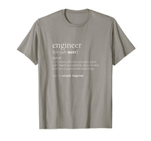 Load image into Gallery viewer, Engineer Definition T Shirt, Funny Engineering Gift