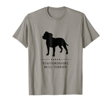 Load image into Gallery viewer, Funny shirts V-neck Tank top Hoodie sweatshirt usa uk au ca gifts for Staffordshire Bull Terrier Shirt: Black Silhouette 3405685
