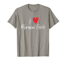 Load image into Gallery viewer, Funny shirts V-neck Tank top Hoodie sweatshirt usa uk au ca gifts for I Love Heart Mormon Girls Funny LDS T-Shirt 1985768
