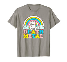 Load image into Gallery viewer, Funny shirts V-neck Tank top Hoodie sweatshirt usa uk au ca gifts for Death Metal Funny Rainbow Unicorn Novelty T-Shirt 2082020