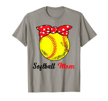 Load image into Gallery viewer, Funny Softball Mom Wears Bandana Gift Shirt Mothers Day