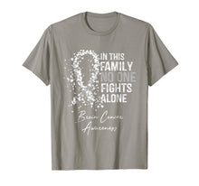 Load image into Gallery viewer, In This Family No One Fights Alone Shirt Brain Cancer