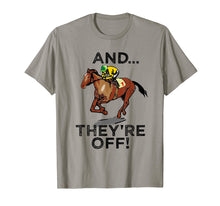 Load image into Gallery viewer, Funny shirts V-neck Tank top Hoodie sweatshirt usa uk au ca gifts for And Theyre Off T Shirt Funny Horse Racing Gambling Gift Tee 935359