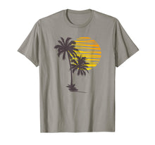 Load image into Gallery viewer, Sunset Beach Palm Tree TShirt Funny Summer Vacation Holiday T-Shirt