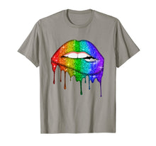 Load image into Gallery viewer, Rainbow Lips T Shirts Pride Gay Lesbian LGBT Shirt Gift 21027