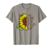 Load image into Gallery viewer, Funny shirts V-neck Tank top Hoodie sweatshirt usa uk au ca gifts for Christ Sunflower Art Shirt I'm Blunt Because God Rolled Me 3776782