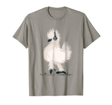 Load image into Gallery viewer, Funny shirts V-neck Tank top Hoodie sweatshirt usa uk au ca gifts for Silkie Chicken Wearing Headphone Tee Shirt Gifts 1478876