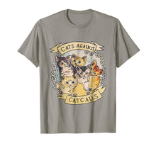 Load image into Gallery viewer, Cats Against Catcalls Feminist Activist T-Shirt Feminism