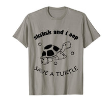 Load image into Gallery viewer, SkSkSk and i oop save turtles meme vintage apparel gift T-Shirt