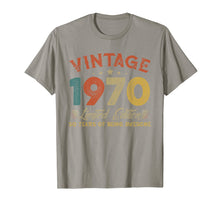 Load image into Gallery viewer, Vintage 1970 Clothes 50 Years Old Retro 50th Birthday Gifts TShirt216625