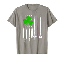 Load image into Gallery viewer, American Flag Shamrock Nurse St Patrick's Day Gifts TShirt466086