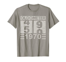 Load image into Gallery viewer, Oldometer 49 50 Born In 1970 Funny Birthday Dad Gifts T-Shirt-361117