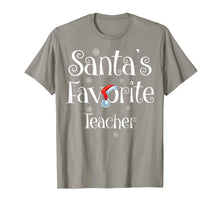 Load image into Gallery viewer, Santa's Favorite Teacher Job Xmas gifts T-Shirt