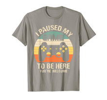 Load image into Gallery viewer, Gamer Video-Game i-Paused-my-Game to-be-Here for-Boys-Men T-Shirt-62028