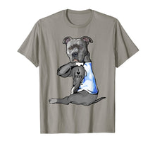 Load image into Gallery viewer, Women Gifts Pit bull Dog Tattoo I Love Mom TShirt205449