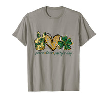 Load image into Gallery viewer, Peace Love Patty's Day - Perfect Gift Patrick's Day T-Shirt-2279981