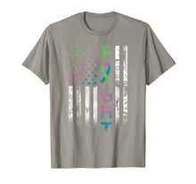Load image into Gallery viewer, Metastatic Breast Cancer Awareness American Flag Gifts T-Shirt