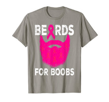 Load image into Gallery viewer, Pink Beards For Boobs Breast Cancer Awareness Month October T-Shirt