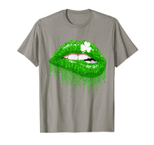 Load image into Gallery viewer, Green Lips Biting Sexy Irish Costume Shirt St Patricks Day TShirt97847