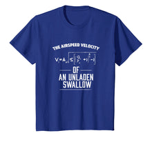 Load image into Gallery viewer, Funny shirts V-neck Tank top Hoodie sweatshirt usa uk au ca gifts for FUNNY AIRSPEED VELOCITY OF AN UNLADEN SWALLOW T-SHIRT Maths 2155857