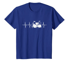 Load image into Gallery viewer, Drums Heartbeat T-Shirt For Drummers