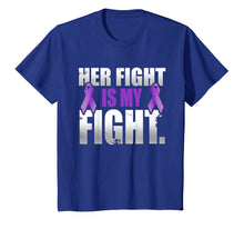 Load image into Gallery viewer, Funny shirts V-neck Tank top Hoodie sweatshirt usa uk au ca gifts for Her Fight Is My Fight Hodgkin's Lymphoma Violet Ribbon T Shi 3975934