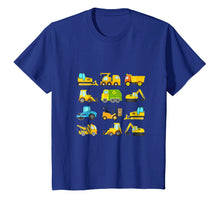 Load image into Gallery viewer, Boys' Trucks And Diggers Short Sleeved T-Shirt For Toddlers