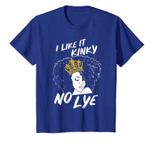 Load image into Gallery viewer, Funny shirts V-neck Tank top Hoodie sweatshirt usa uk au ca gifts for Nature Hair Afro Girl Gifts I Like It Kinky No Lye T-Shirt 1886929