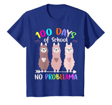Load image into Gallery viewer, No Probllama 100 Days Of School LLama Teachers Tshirt T-Shirt-897969
