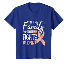 Load image into Gallery viewer, In this family no one fights alone Uterine Cancer tshirt-271577