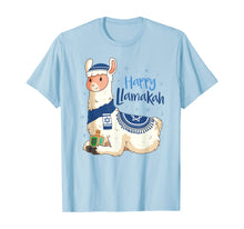 Load image into Gallery viewer, Funny shirts V-neck Tank top Hoodie sweatshirt usa uk au ca gifts for Funny Hanukkah Llama Pun Happy Llamakah Gifts T-Shirt 247893