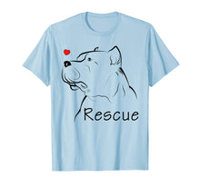 Load image into Gallery viewer, Rescue Pitbull Dog Tshirt Funny Pitbull Lover Gifts