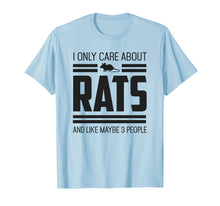 Load image into Gallery viewer, Funny shirts V-neck Tank top Hoodie sweatshirt usa uk au ca gifts for Only Care About Rats - Pet Mouse Rat Rodent Gift T-Shirt 2873553
