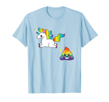 Load image into Gallery viewer, Funny shirts V-neck Tank top Hoodie sweatshirt usa uk au ca gifts for Funny Emoji Unicorn Poop T-Shirt - Cute Rainbow Sparkle Poo 786357