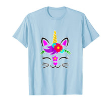 Load image into Gallery viewer, Funny shirts V-neck Tank top Hoodie sweatshirt usa uk au ca gifts for Unicorn Kitty Caticorn Face Kitten Tshirt | Cat Girls Gifts 2192559
