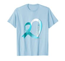 Load image into Gallery viewer, Funny shirts V-neck Tank top Hoodie sweatshirt usa uk au ca gifts for Ovarian Cancer Awareness Teal Ribbon Shirt 281950