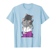Load image into Gallery viewer, Funny shirts V-neck Tank top Hoodie sweatshirt usa uk au ca gifts for Kawaii Cat Pile Anime T-shirt - Asexual Pride Flag Kittens 1191277