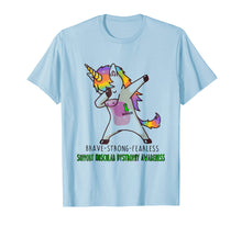Load image into Gallery viewer, Funny shirts V-neck Tank top Hoodie sweatshirt usa uk au ca gifts for Brave strong Fearless Unicorn Muscular Dystrophy Shirt 2270599